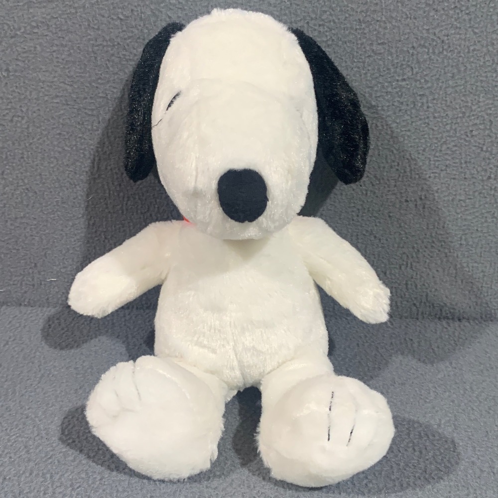 Peanuts Snoopy Plush Kohl's Cares 2022 White Black Dog Stuffed Animal 10"